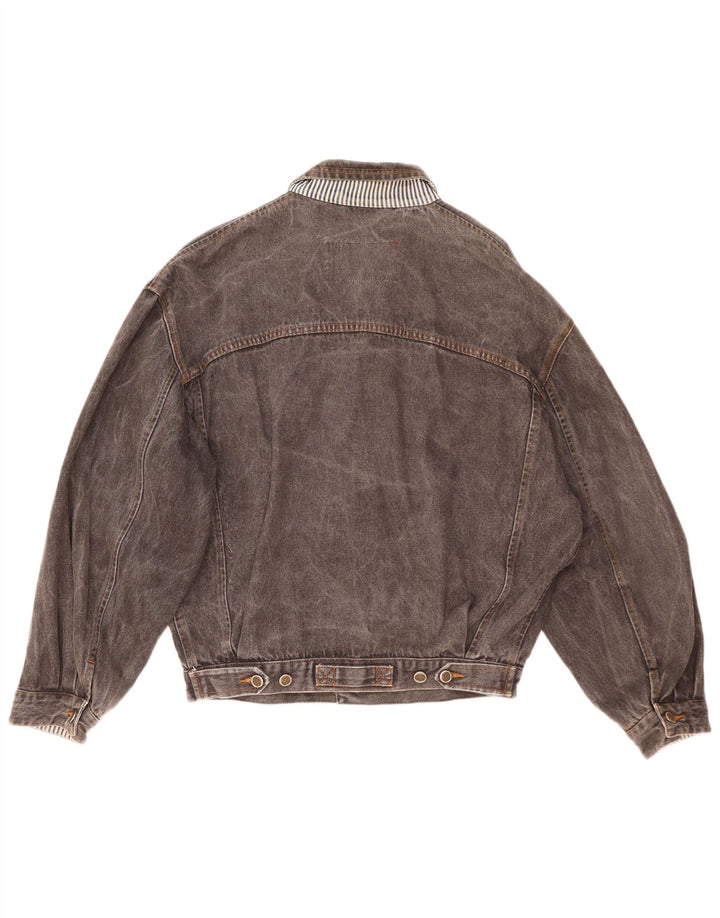 Tavarner Veste en jean pour homme UK 40 Large Gris