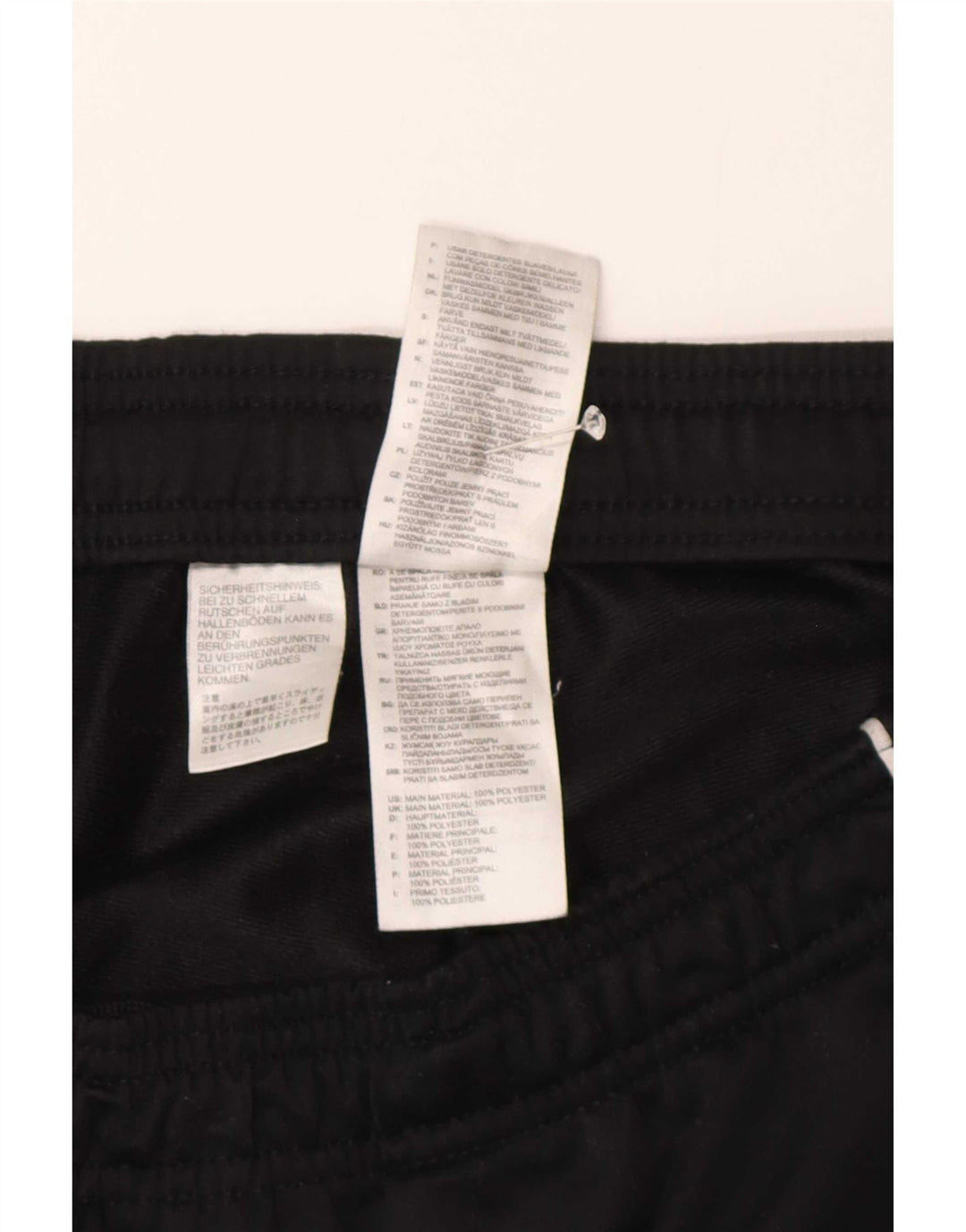 Adidas Pantalon de survêtement pour femme UK 14 Large Noir Polyester