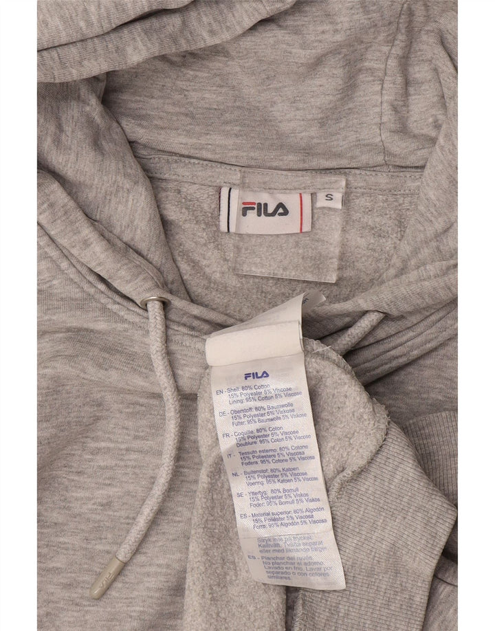FILA Pull à capuche pour homme Petit Gris Coton