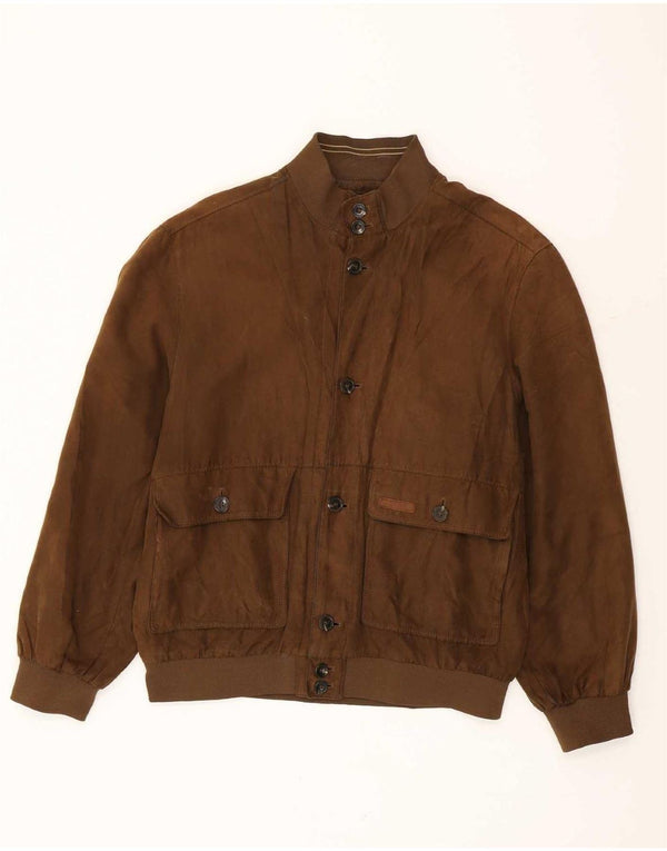 Blouson Bomber Homme Navigare UK 42 XL Marron Polyester