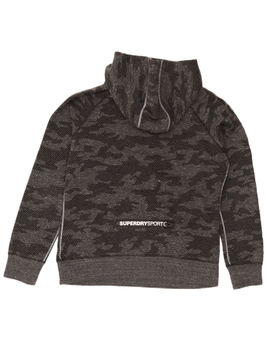 Superdry Survêtement Graphic Full Femme UK 18 XL Gris Camouflage Polyester