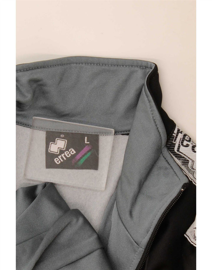 Errea Veste de Survêtement Graphique Homme Grand Gris Colorblock Coton