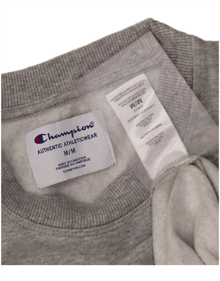CHAMPION Sweat-Shirt Homme Gris Moyen Coton