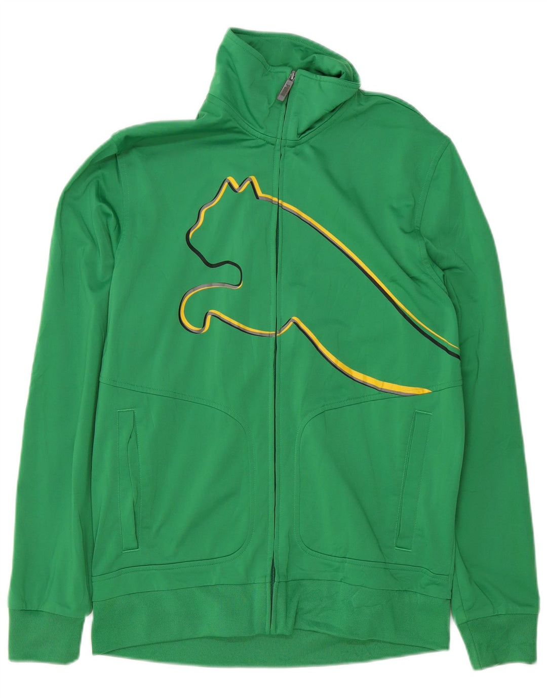 PUMA Veste de Survêtement Graphique Homme Vert Moyen Polyester