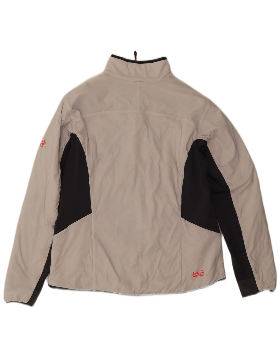 Jack Wolfskin Veste coupe-vent pour femme UK 18 XL Blanc Colourblock