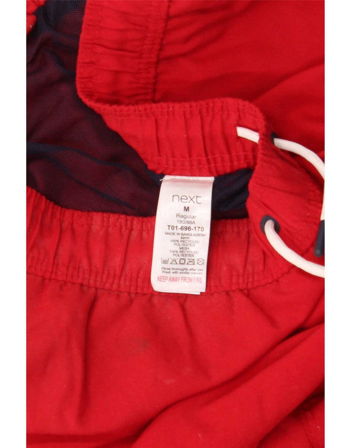 Short de Bain Homme Rouge Moyen Polyester