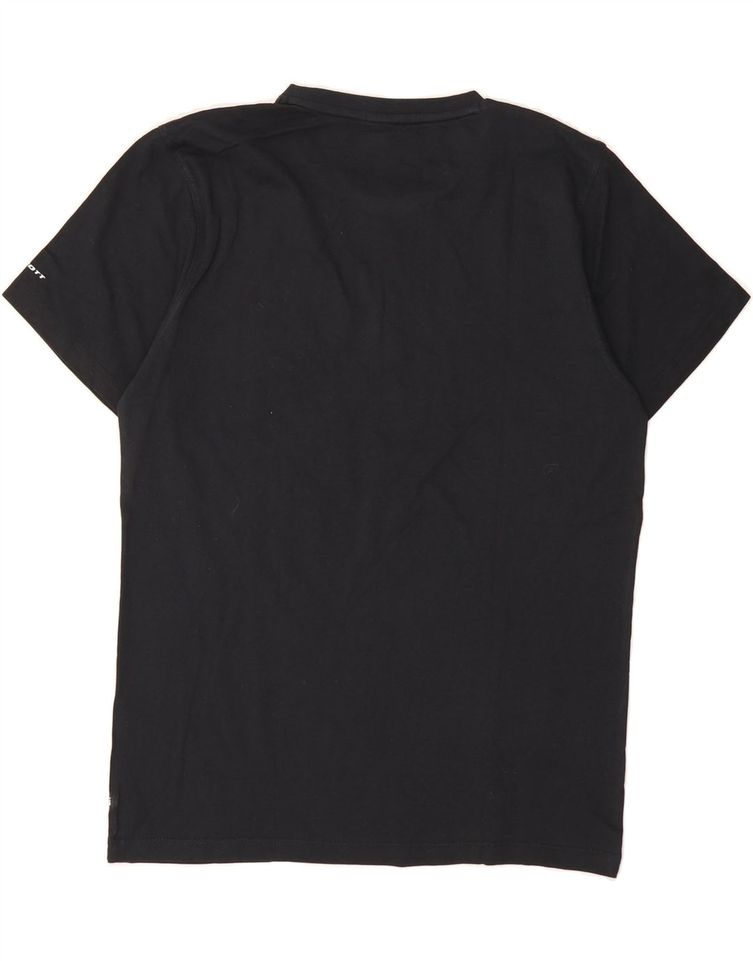SCOTT Mens Graphic T-Shirt Top Medium Black Cotton Vintage Scott and Second-Hand Scott from Messina Hembry 