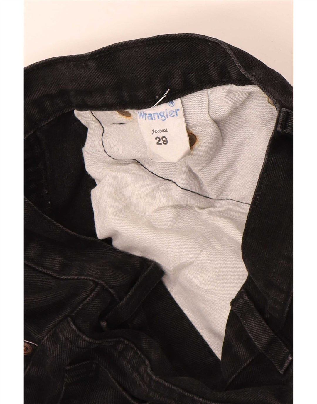 Wrangler Jean droit homme W29 L29 coton noir