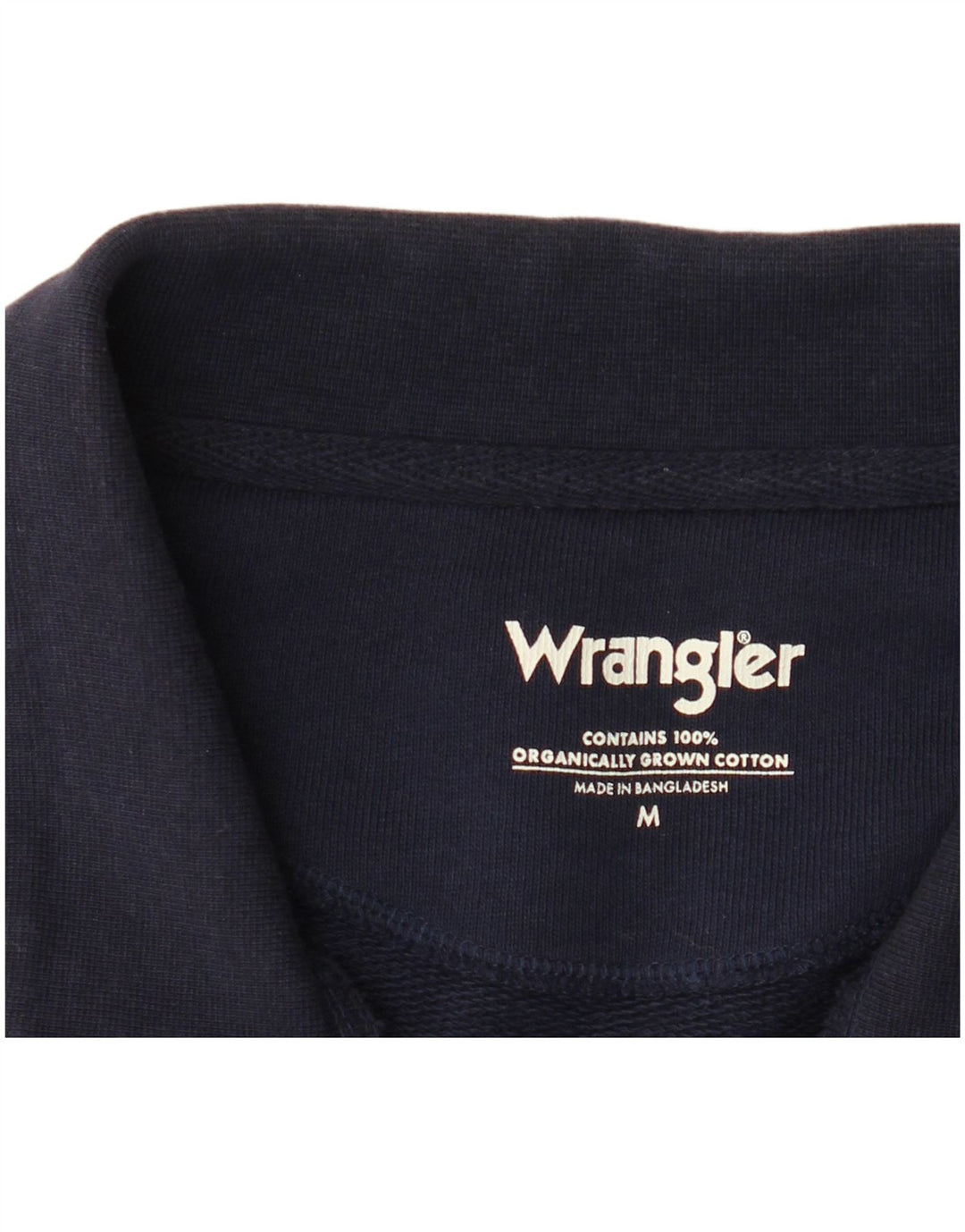 Wrangler Veste de survêtement pour homme en coton bleu marine moyen