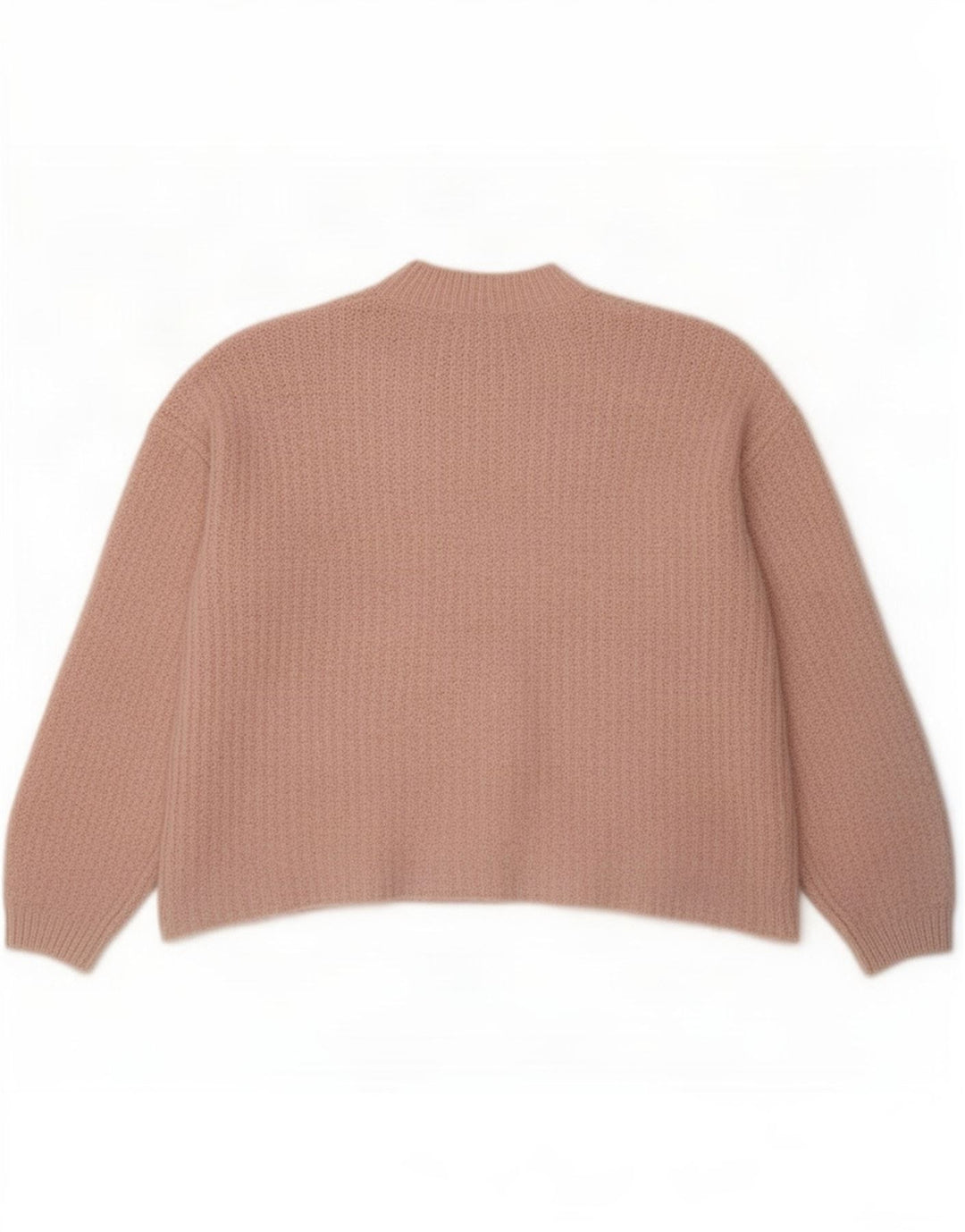 Marks & Spencer Pull surdimensionné à col rond pour femme UK 14 Rose moyen