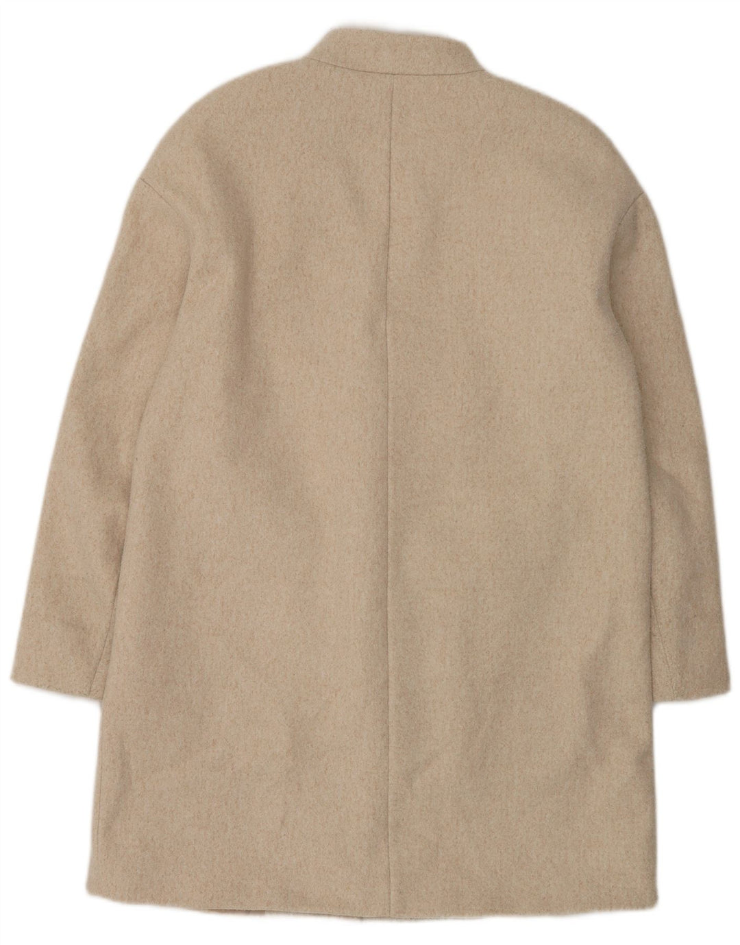 Zara Pardessus ouvert surdimensionné pour femme UK 6 XS Beige