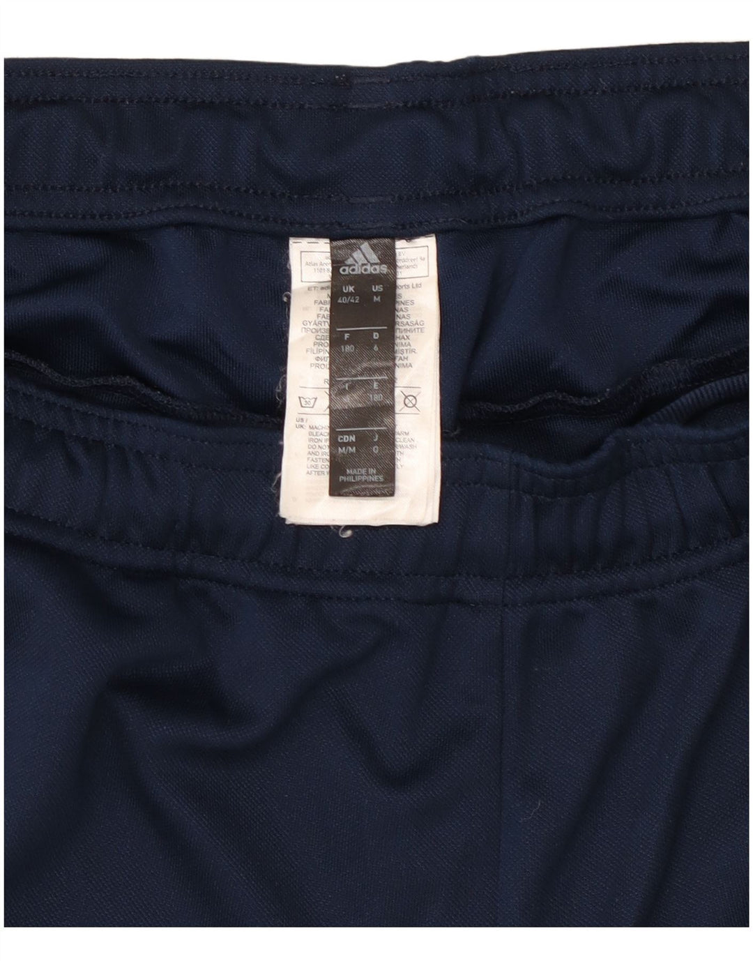 Adidas Pantalon de survêtement pour homme UK 40/42 Bleu marine moyen Polyester