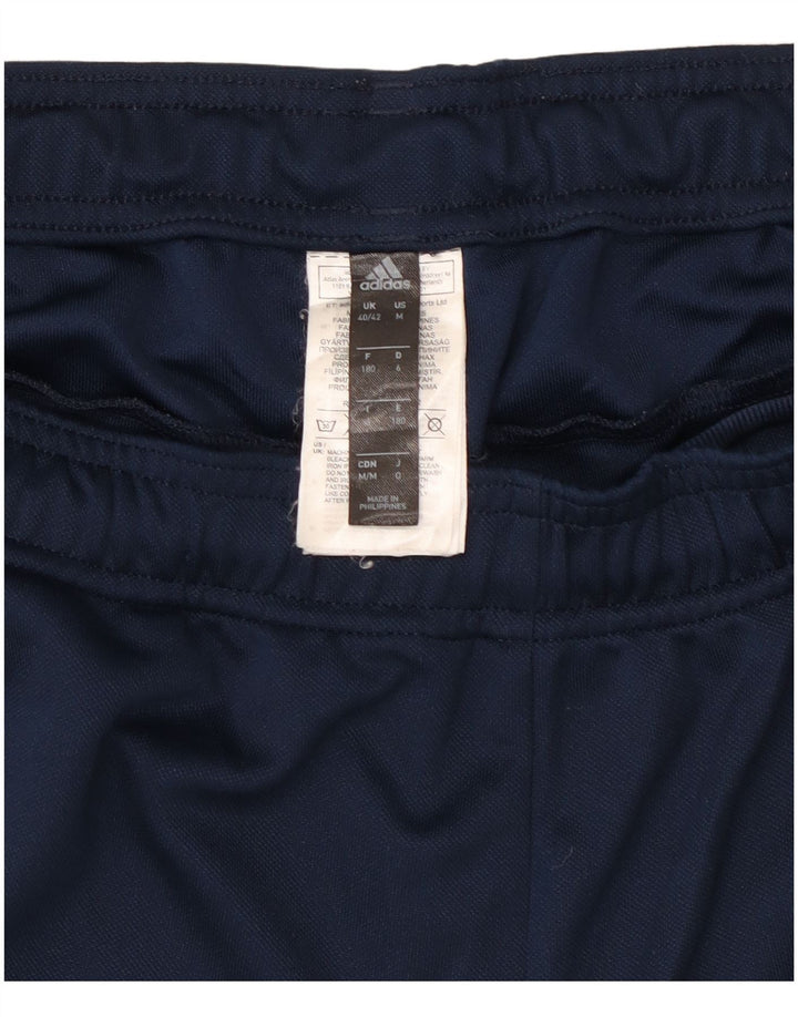 Adidas Pantalon de survêtement pour homme UK 40/42 Bleu marine moyen Polyester