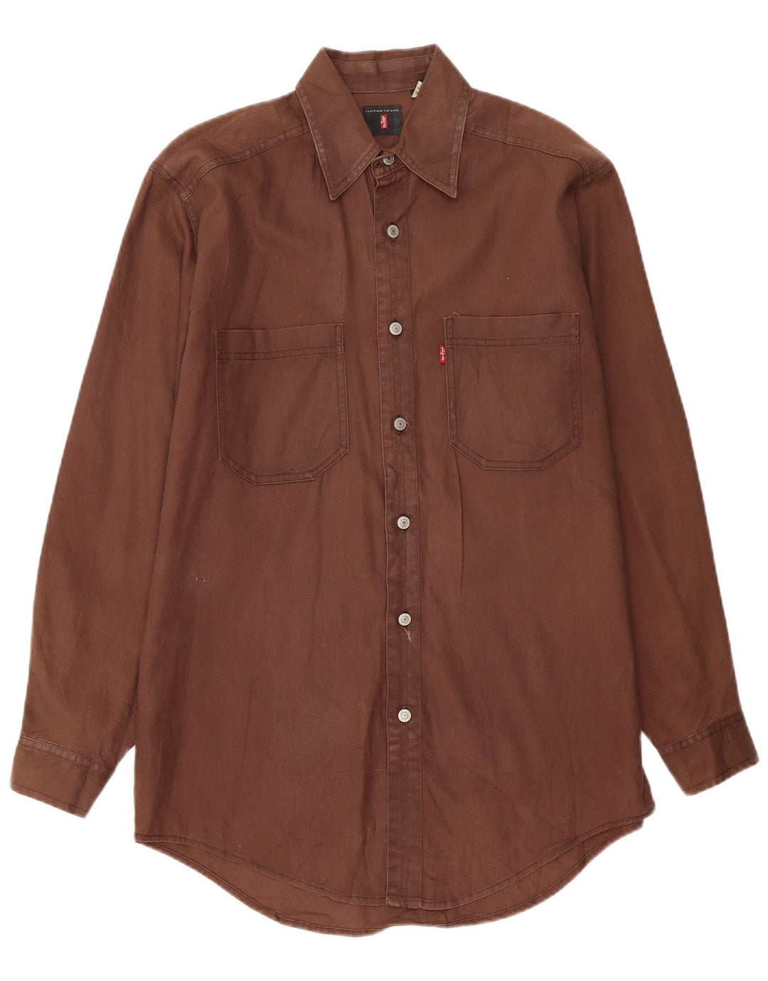 Levi's Chemise Tall Homme Marron Coton