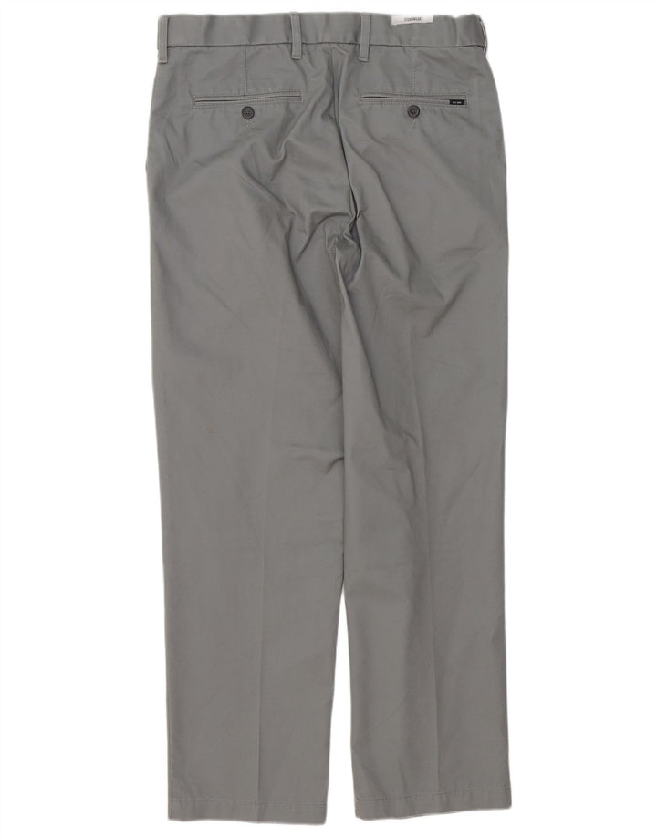 Marks & Spencer Pantalon de Costume Droit Homme W32 L29 Gris Coton