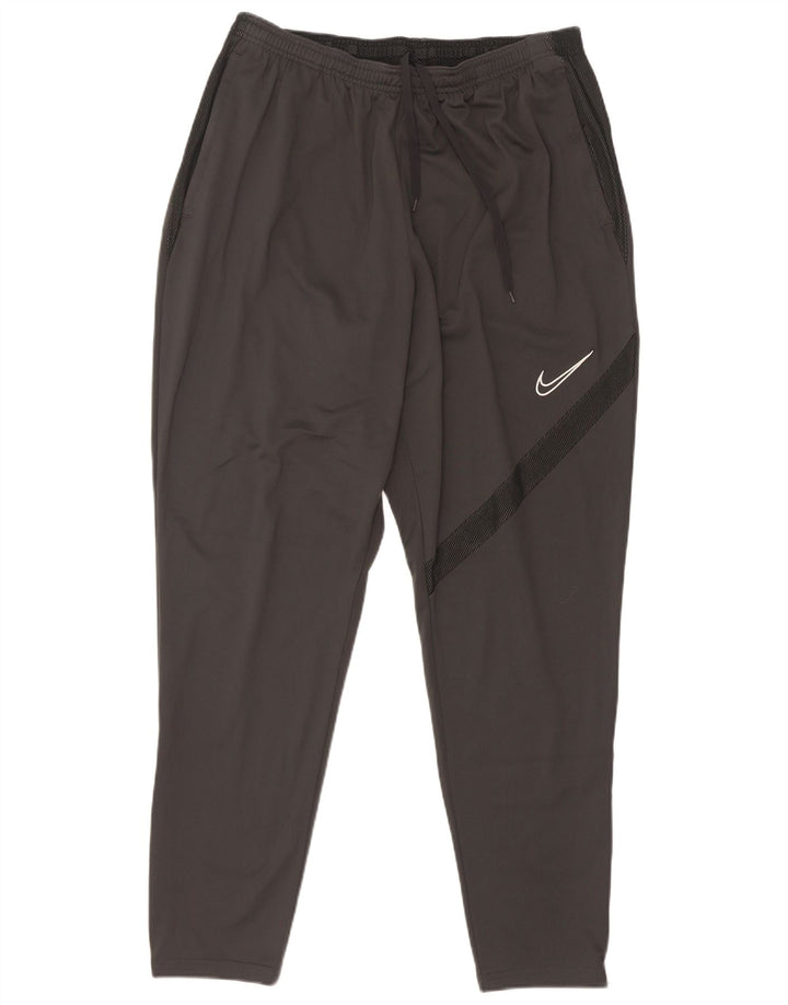 Nike Pantalon de survêtement Dri Fit XL Gris Colorblock Polyester