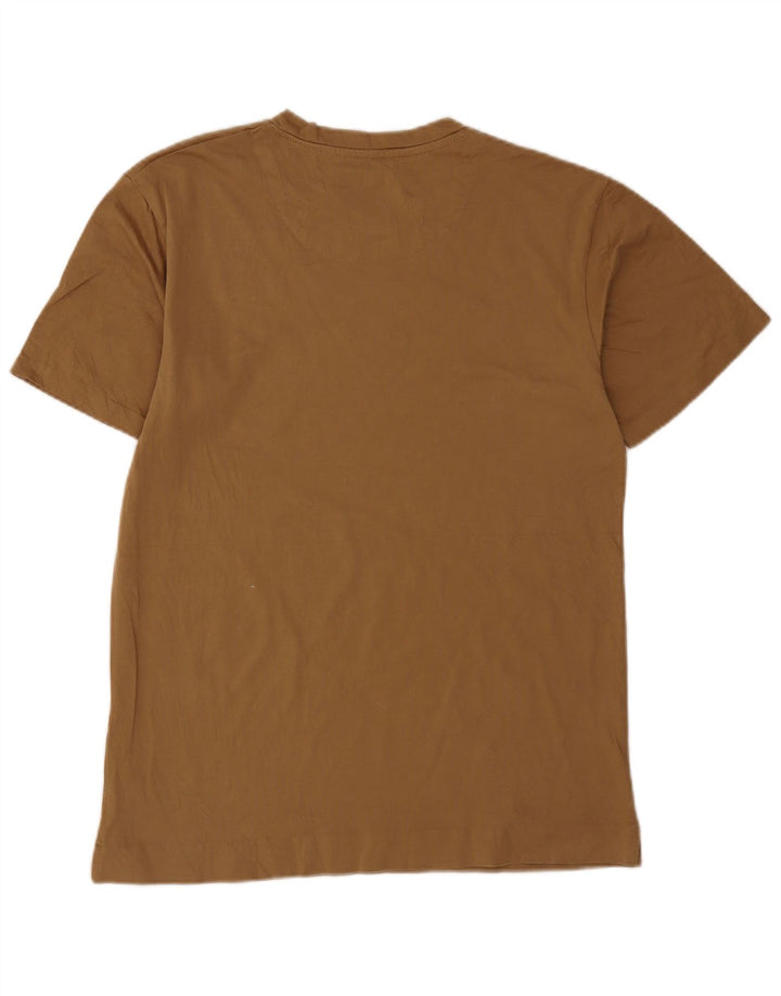 Zara Homme T-Shirt Top Beige Moyen Coton
