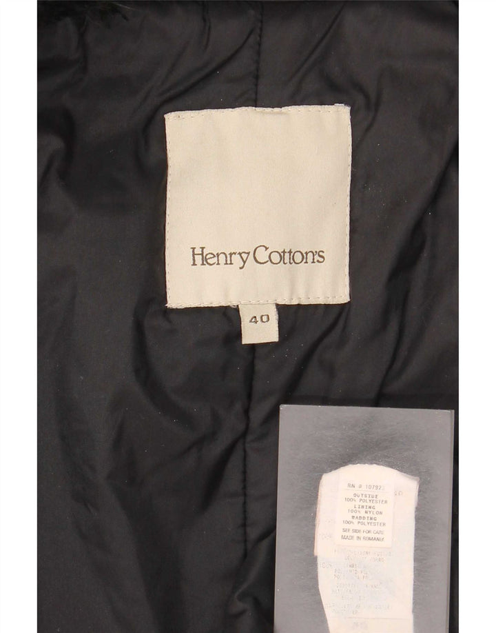 Henry Cottons Manteau Femme IT 40 Petit Noir Polyester