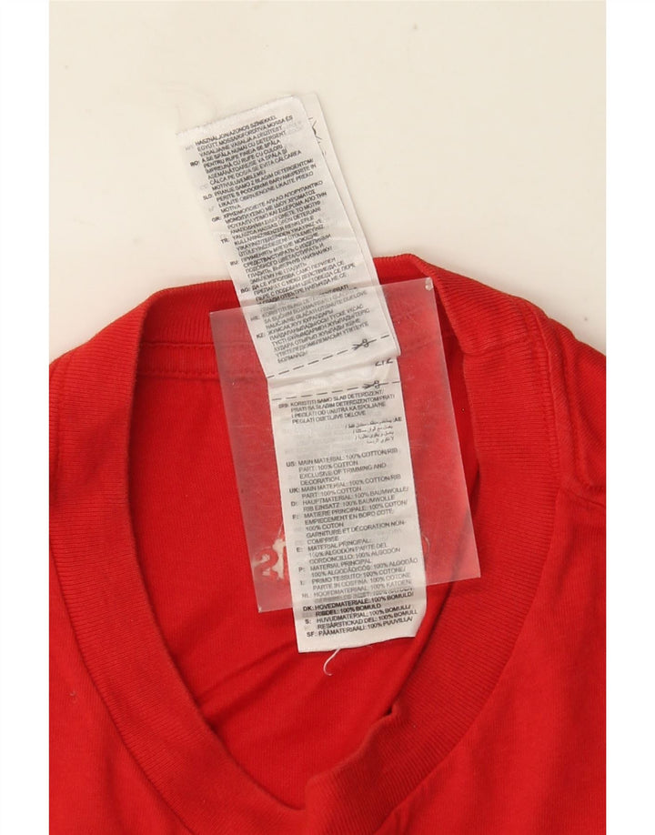 ADIDAS T-Shirt Graphique Homme Petit Rouge Coton