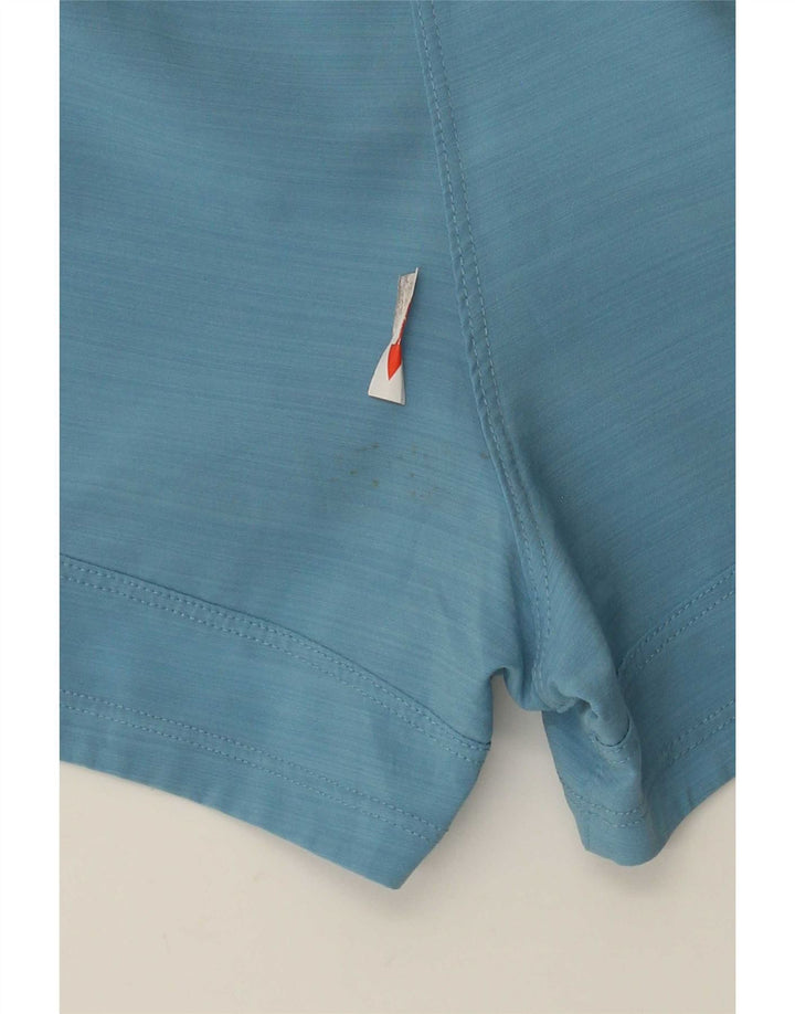 Adidas Short de sport pour femme UK 8/10 Petit Bleu Polyester