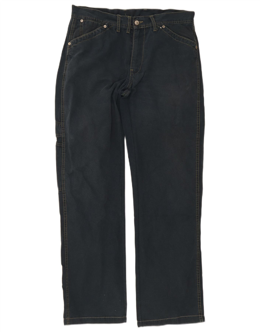Woolrich Jean droit homme W32 L32 bleu marine coton