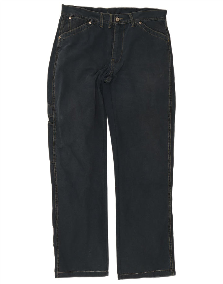 Woolrich Jean droit homme W32 L32 bleu marine coton