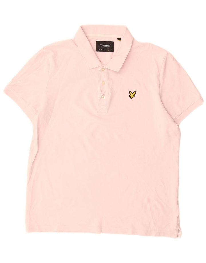Lyle & Scott Polo Homme XL Rose Coton