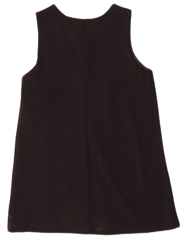 Promod Femme Robe Droite Sans Manches UK 42 Medium Noir Polyamide