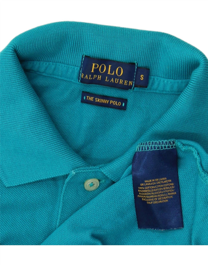 POLO RALPH LAUREN Homme The Skinny Polo Skinny Polo Petit Bleu Coton