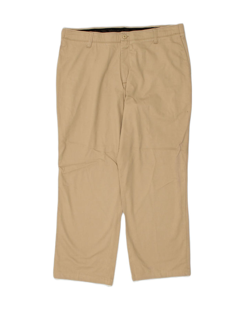 VINTAGE Mens Straight Chino Trousers W41 L30 Beige Cotton | Vintage Vintage | Thrift | Second-Hand Vintage | Used Clothing | Messina Hembry 