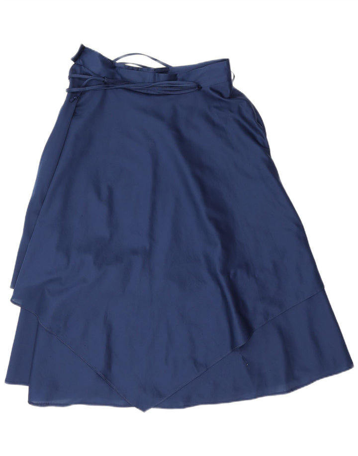 jupe asymétrique femme vintage W26 Petit Bleu Marine