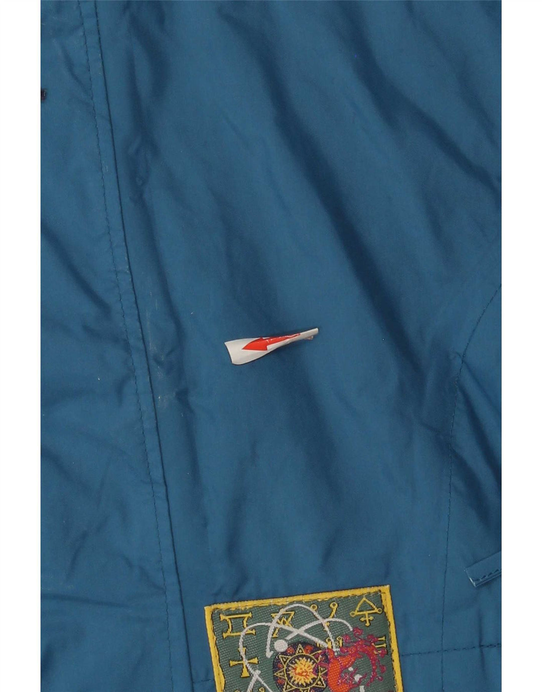 Agu Veste de pluie à capuche pour homme UK 36 Small Bleu Colorblock Polyamide