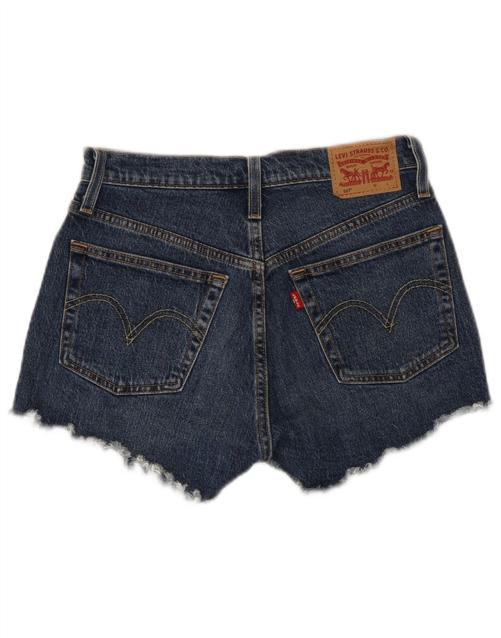 LEVI'S Short en jean vieilli 501 W26 pour femme en coton bleu petit