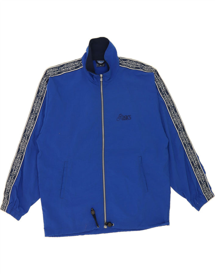 ASICS Survêtement Graphic Full Homme Bleu Moyen Nylon Colorblock