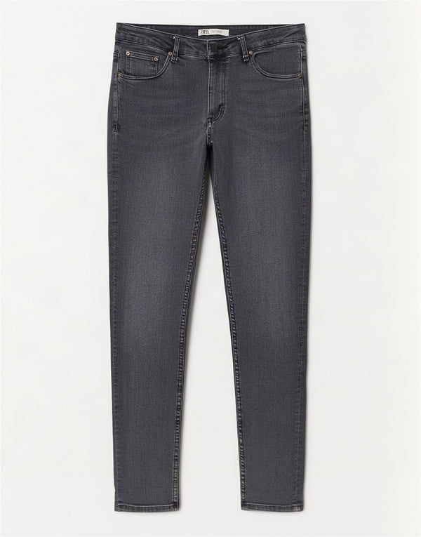 Zara Jean skinny homme EU 46 XL W36 L28 Gris