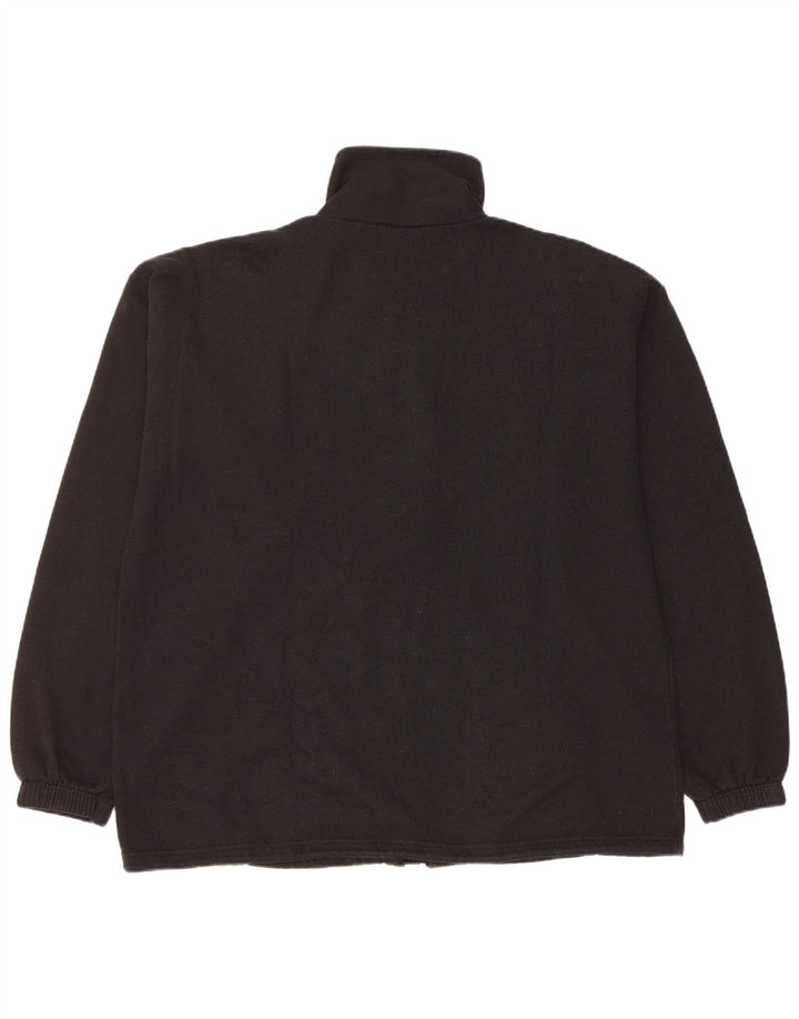 vintage Mens Survêtement Top Veste XL Noir