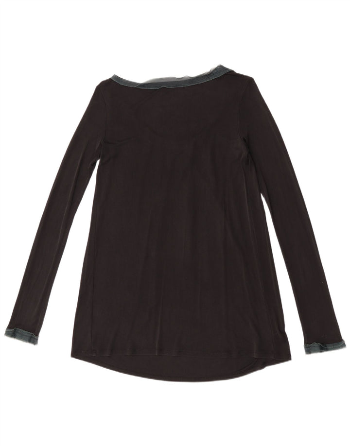 Max & Co. Haut à manches longues pour femme UK 12 Medium Noir