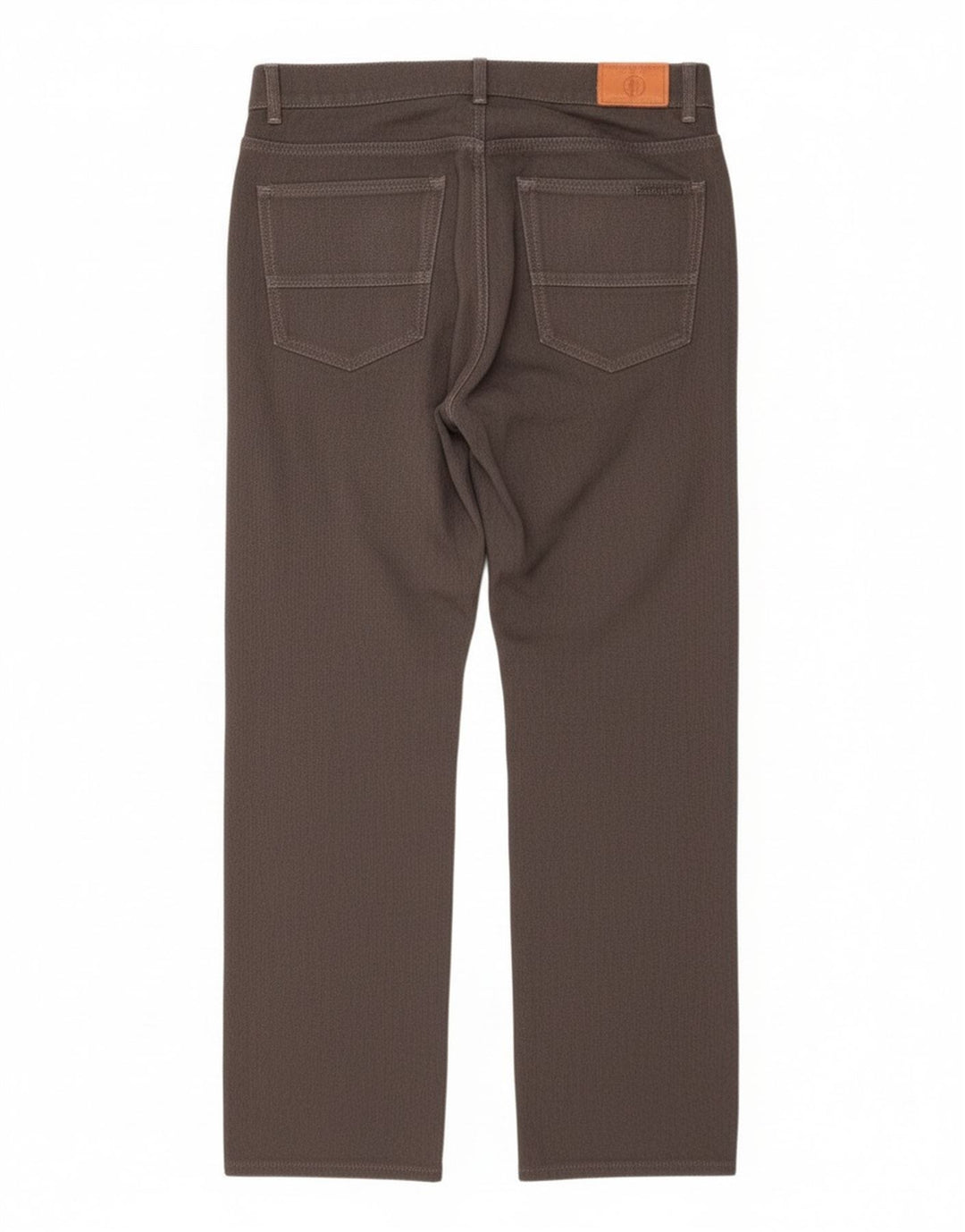 Trussardi Pantalon décontracté droit W33 L29 Gris Polyester