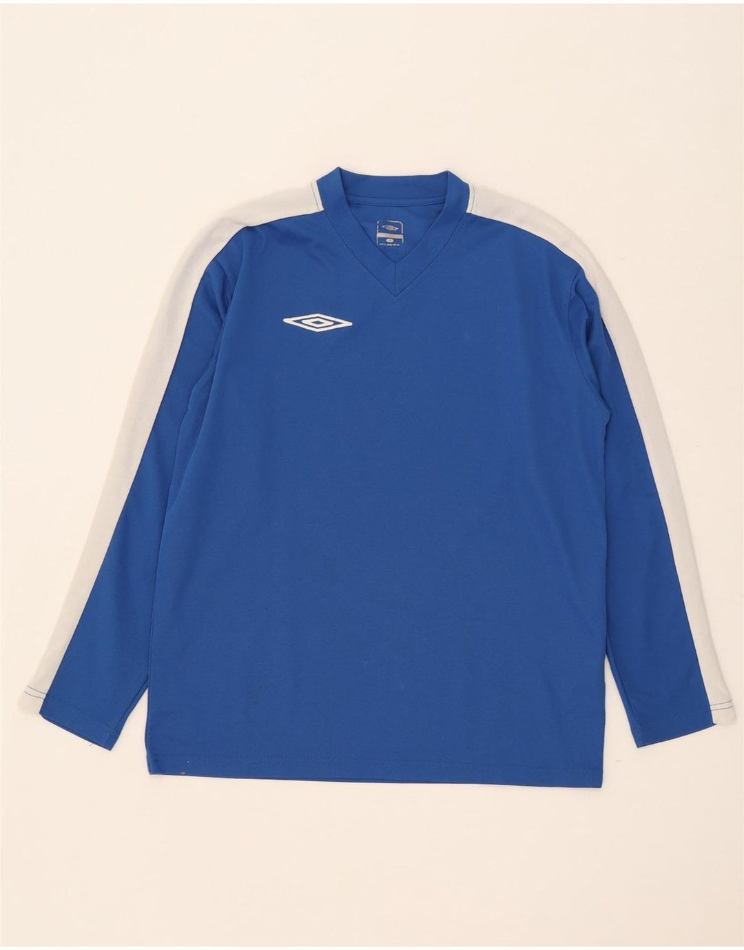 Umbro Haut à Manches Longues Homme Bleu Moyen Colorblock Polyester