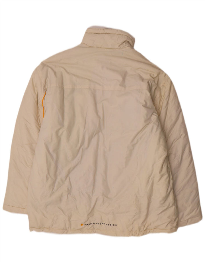 Lotto Manteau rembourré pour homme IT 46/50 Nylon blanc cassé moyen