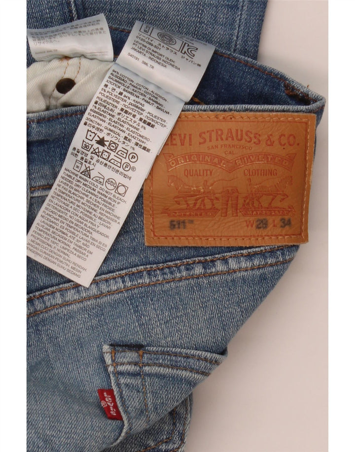 Levi's Jean Slim 511 Homme Bleu W29 L34 Coton