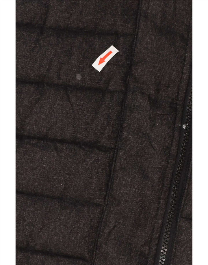 Superdry Veste matelassée à capuche pour hommes UK 42 XL Gris Polyester