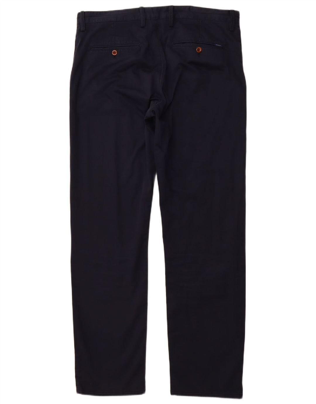GANT Pantalon Chino Droit Homme W36 L34 Bleu Marine Coton