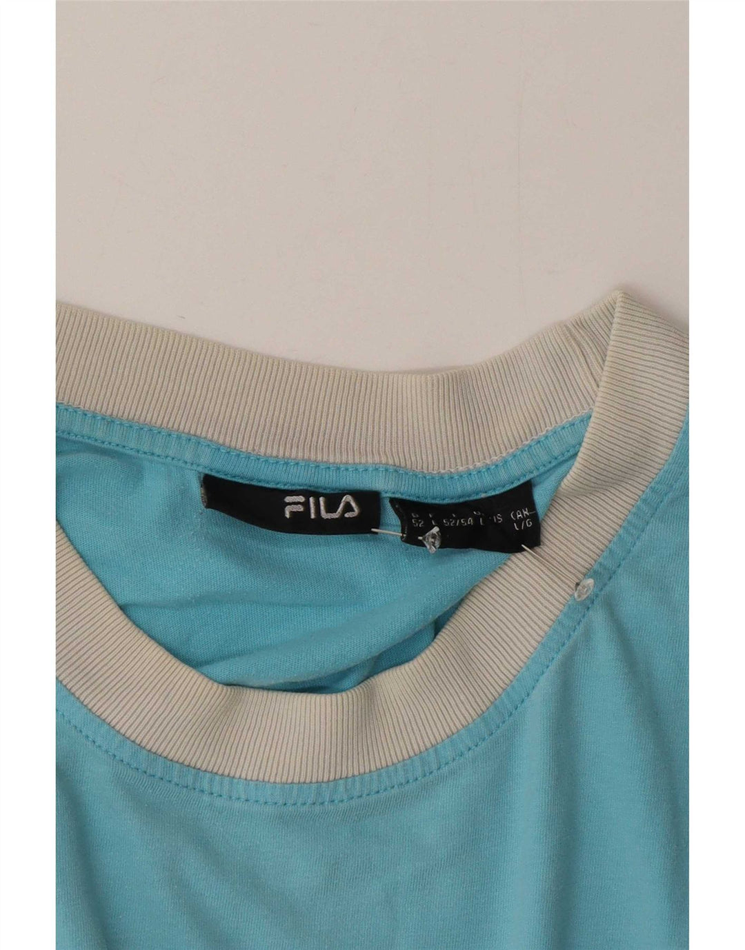 Fila T-Shirt Homme Haut Large Bleu Colourblock