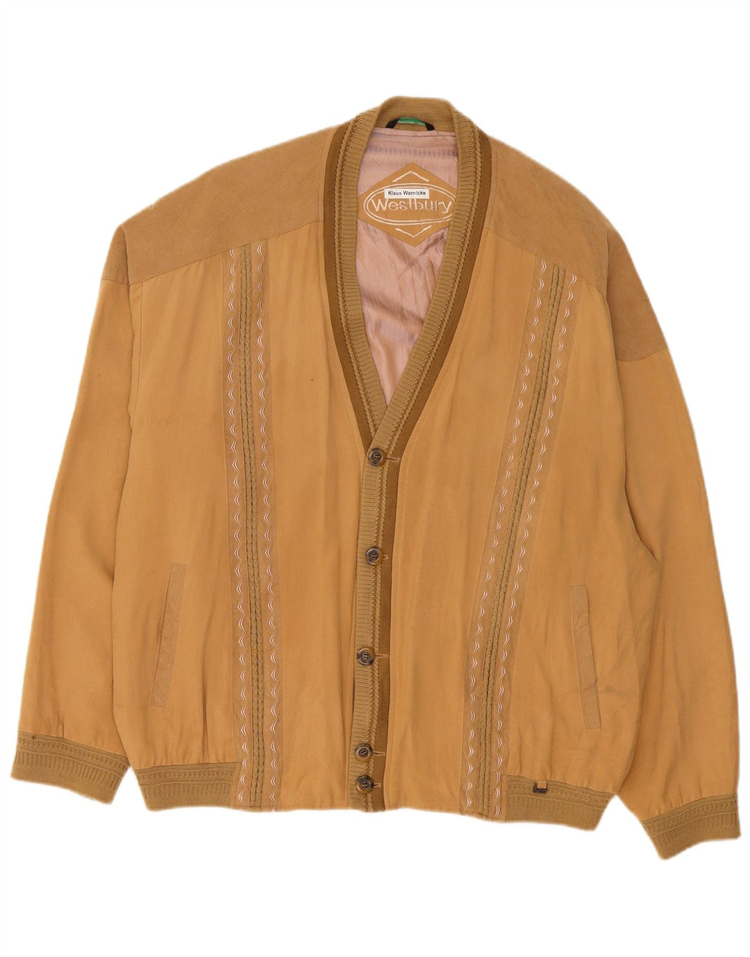 WESTBURY Blouson Bomber Homme UK 44 2XL Beige