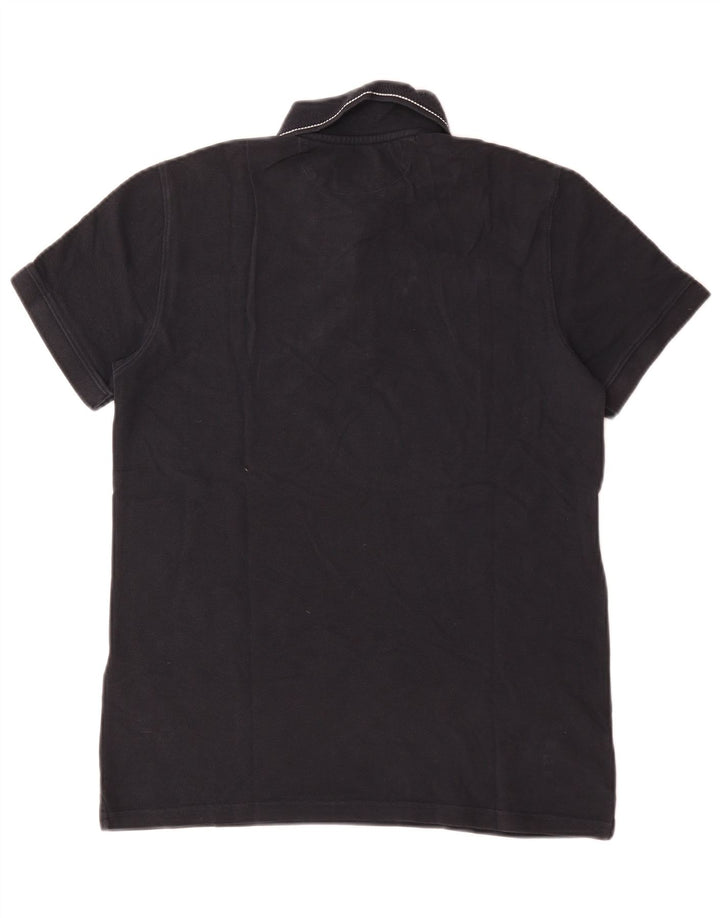 Massimo Dutti Polo Homme Bleu Marine Moyen Coton