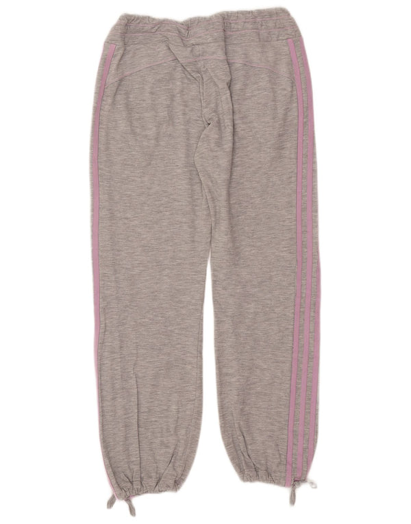 Adidas Pantalon de survêtement pour femme Joggers UK 10 Petit Gris Polyester