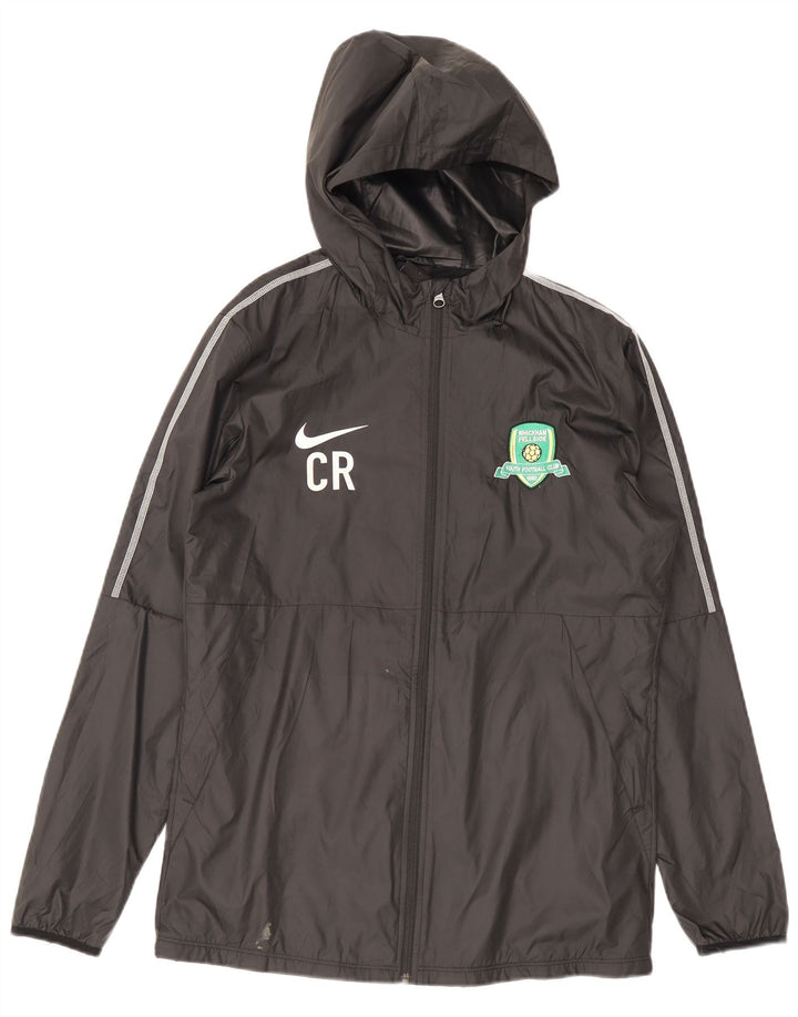 Veste de pluie à capuche Nike CR7 Graphic pour homme UK 38 Polyester noir moyen