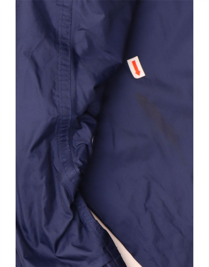 ADIDAS Veste de pluie graphique pour homme UK 40/42 Bleu marine moyen Polyamide
