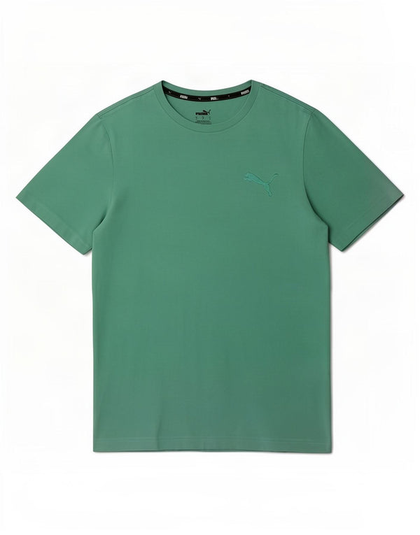Puma T-Shirt Homme Vert Petit Coton